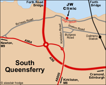 South Queensferry map (full size)